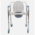 Αναπηρικό Αμαξίδιο Ενισχυμένο 120Kg. Κάθισμα Καρέκλα Τουαλέτας Τροχήλατο Πτυσσόμενο & για μπάνιο Αναπηρικό Αμαξίδιο Ενισχυμένο 120Kg. Κάθισμα Καρέκλα Τουαλέτας Τροχήλατο Πτυσσόμενο & για μπάνιο